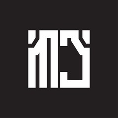 MC Logo with squere shape design template
