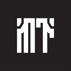 MT Logo with squere shape design template