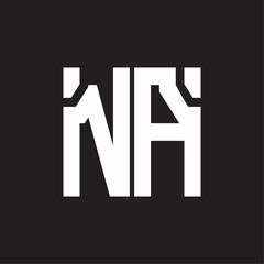 NA Logo with squere shape design template