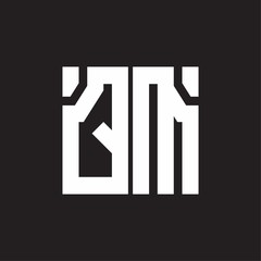 QM Logo with squere shape design template