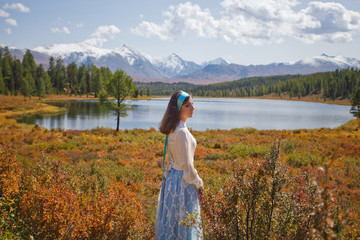 girl by the lake