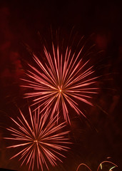 red fireworks