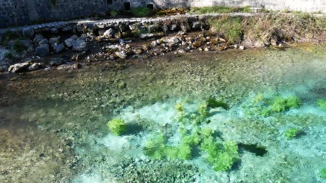 Fara San Martino, Majella National Park, Chieti, Abruzzo, Italy, Europe. Sources of Fiume Verde (Green River), Fara San Martino