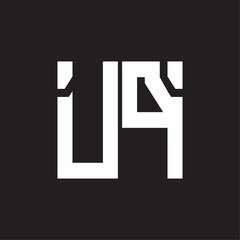 UP Logo with squere shape design template