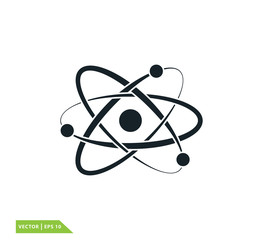 Molecule techno icon logo design template