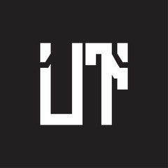 UT Logo with squere shape design template
