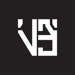 VE Logo with squere shape design template