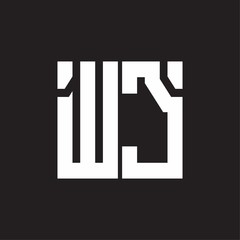WC Logo with squere shape design template