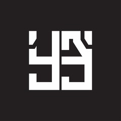Obraz premium YE Logo with squere shape design template