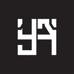 YF Logo with squere shape design template