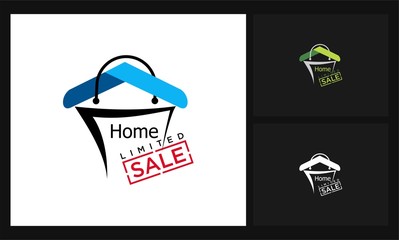 home sale concept design logo