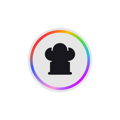 Chef Hat -  Modern App Button