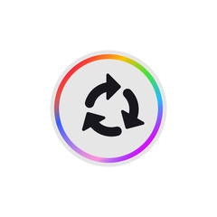 Recycling -  Modern App Button