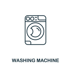 Washing Machine icon from household collection. Simple line Washing Machine icon for templates, web design and infographics