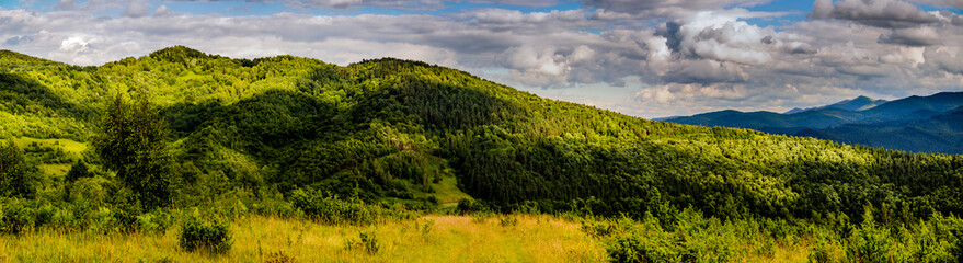 Fototapeta premium panorama of the Carpathian mountains