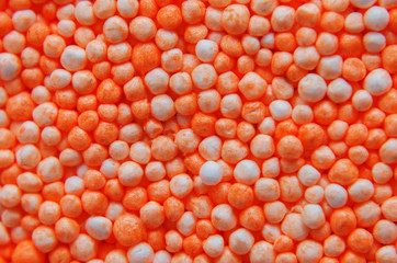 abstract background and texture of small plastic balls