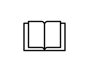 Book line icon