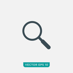 Magnifier Icon Design, Vector EPS10