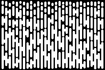 White Lines Gradient Pattern. Vertical halftone line texture. Abstract template using half tone background. Vector bw illustration.
