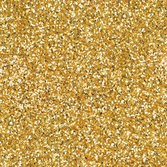 Golden glitter, sparkle confetti texture. Christmas abstract background. Ideal seamless pattern.