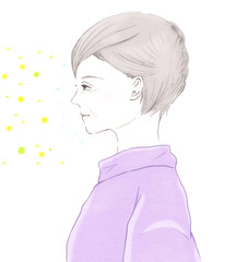 シニア女性とバリア機能