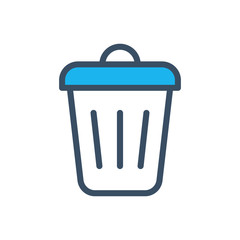 Garbage icon filled outline style