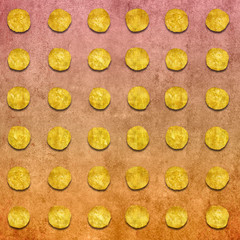 Golden Dots On Gradient Texture
