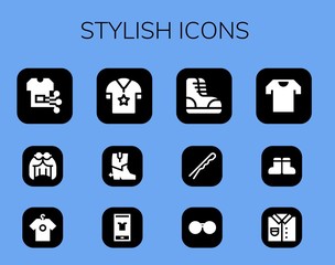 stylish icon set