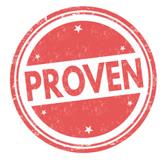 Proven sign or stamp
