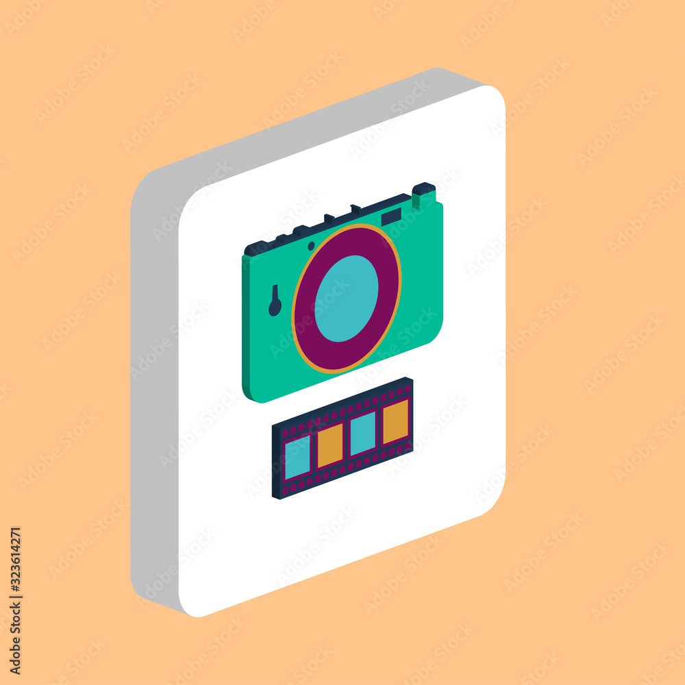 Poster Camera computer symbol