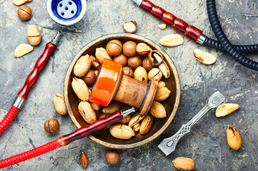Shisha with nutty flavor