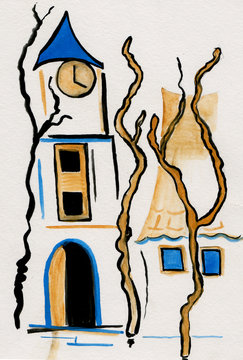 sguare with tower