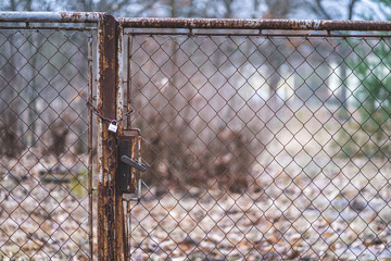 barbed wire fence