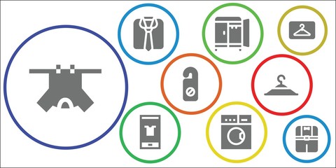 hanger icon set