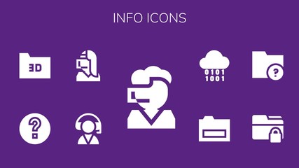 info icon set