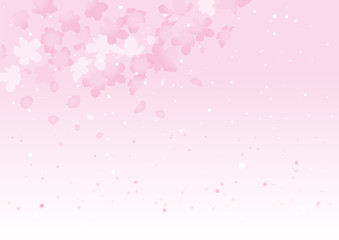 桜の花の背景素材