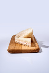 club sandwich with fish paste