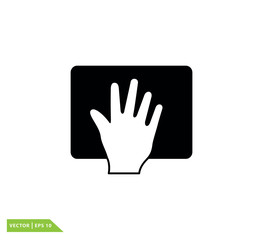 touch icon vector design template