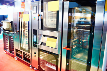 Electric ovens for bakeries at exhibition