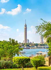 Cairo TV Tower - obrazy, fototapety, plakaty