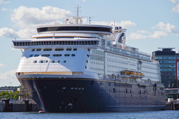 Color Line Passenger ferry ship or cruiseship or cruise ship liner Color Magic or Color Fantasty in...