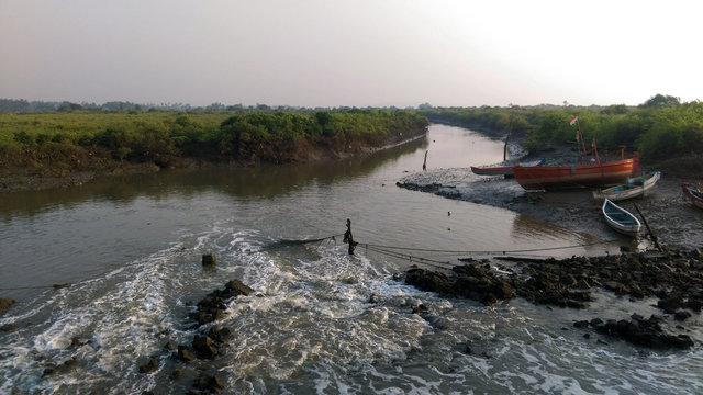 Small Creeks in vasai village rangoan
