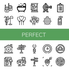 perfect simple icons set