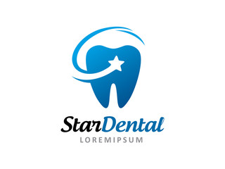 Dental logo template design, icon, symbol