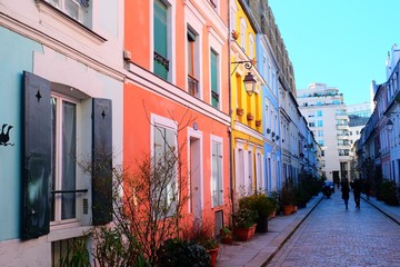 Street La rue Cremieux, Paris France