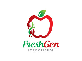 apple logo template design, icon, symbol