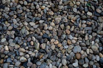 Texture of the stone wall.