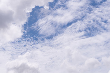 Beautiful blue clear sky background