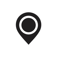 Location vector icon template black color editable. Location vector icon Infinity sign icon symbol Flat vector illustration for graphic and web design.
