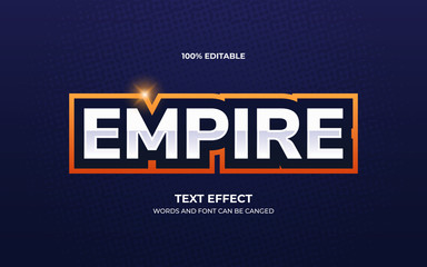 Esport team logo text effect